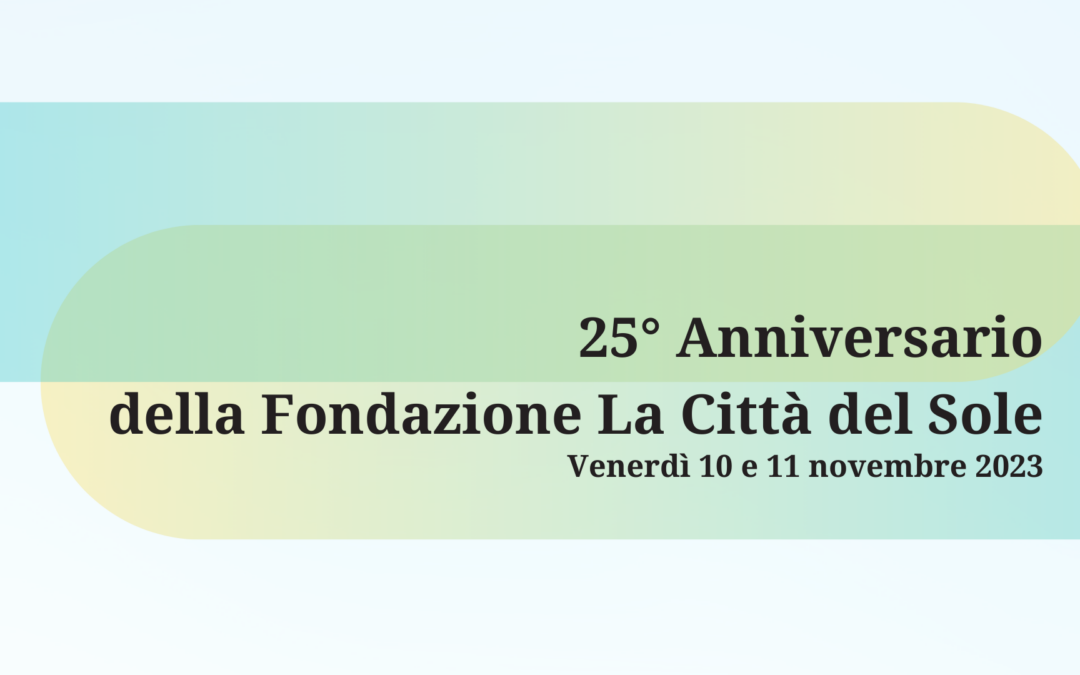 25° Anniversario | 2° ondata di eventi 10 e 11 novembre